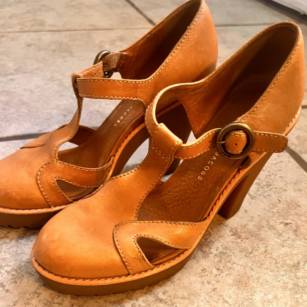 Marc Jacobs Rubber Soled T-Strap Heels